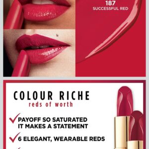 L’Oréal Colour Riche® The Reds – Successful Red 187