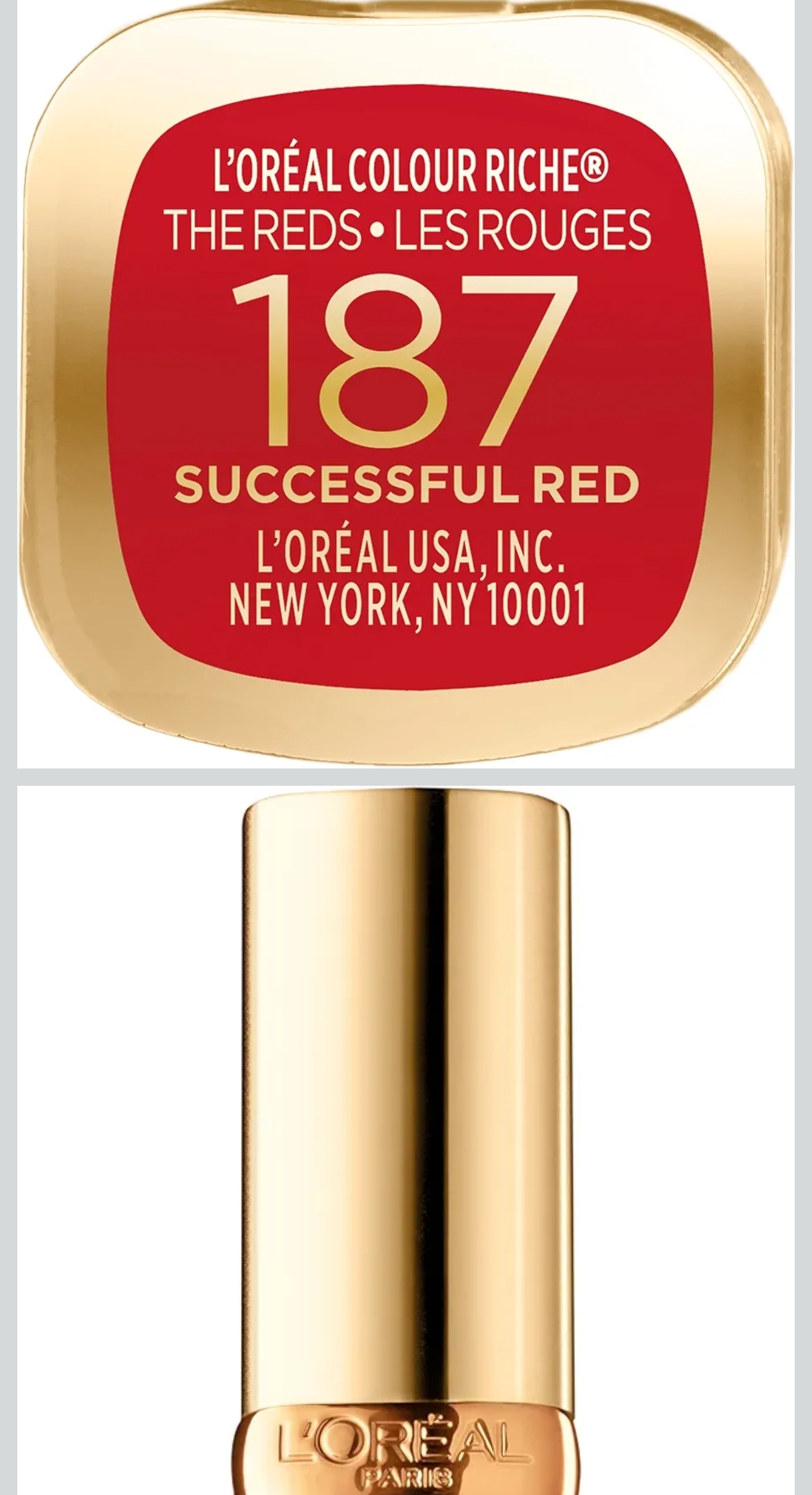 L’Oréal Colour Riche® The Reds – Successful Red 187 - Image 2