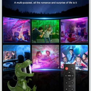Proyector Dinosaurio Multicolor con Control Remoto – Diversión y Magia en Cada Espacio