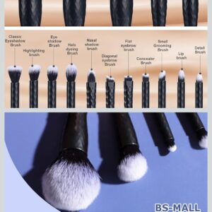 Set de Brochas de Maquillaje – Diseño Modular y Almacenamiento Elegante
