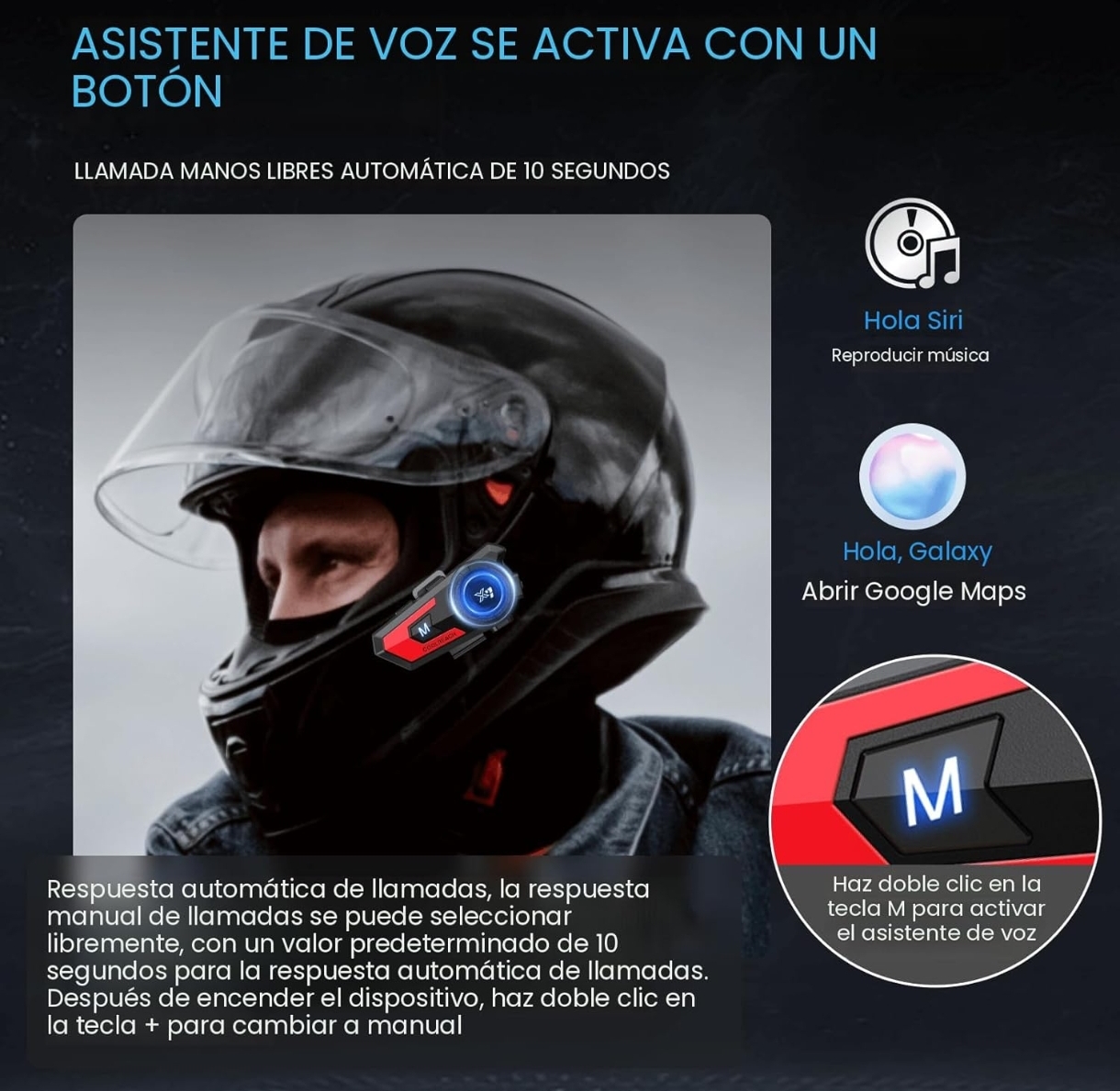 COOLREACH X7 – Dispositivo bluethooth para moto