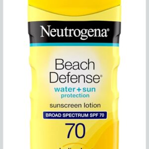 Neutrogena Beach Defense® Sunscreen Lotion SPF 70 – Protección Total para Sol y Agua