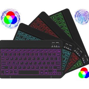 Teclado Inalámbrico Bluetooth Slim RGB