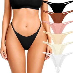 Set de 6 Tangas - Comodidad y Estilo en Múltiples Colores
