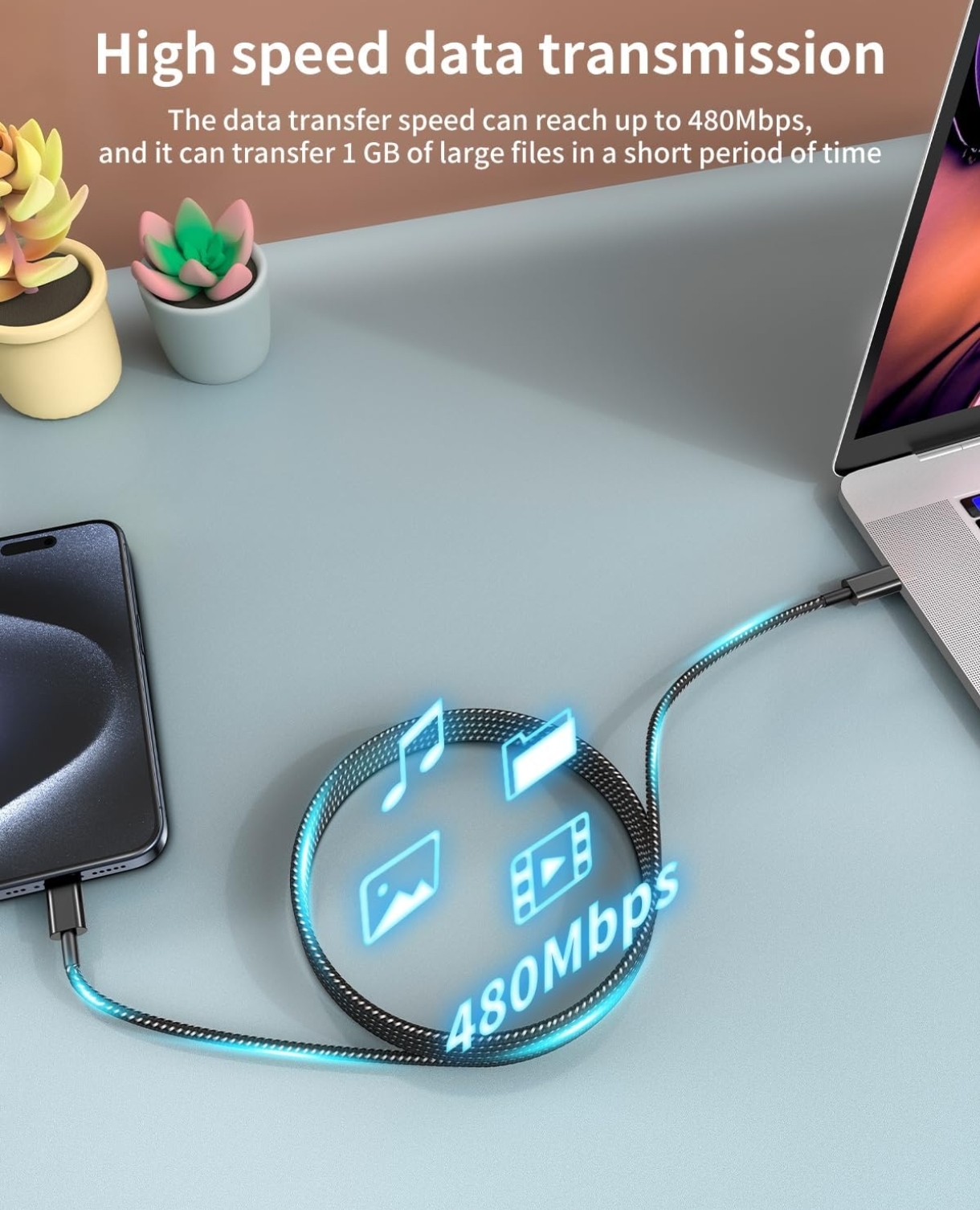 Cable USB C a USB C Unidad - Image 5