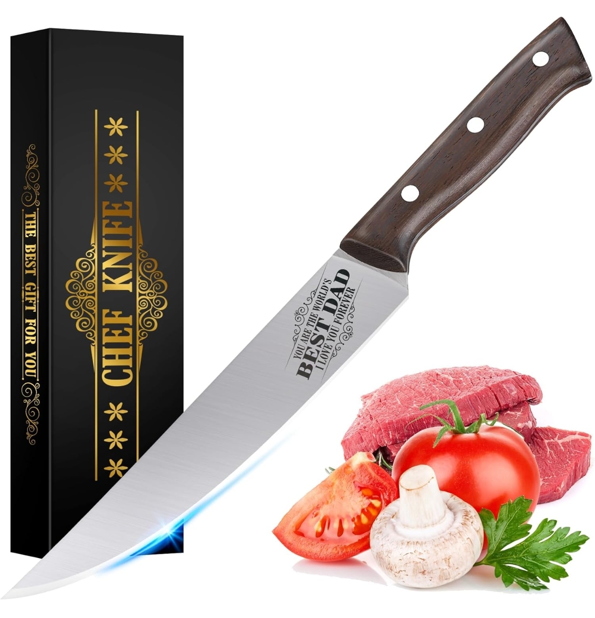 Cuchillo 8" Acero Inox Best Father